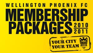 2010/2011 Wellington Phoenix FC Season Memberships