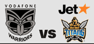 Vodafone Warriors v Titans